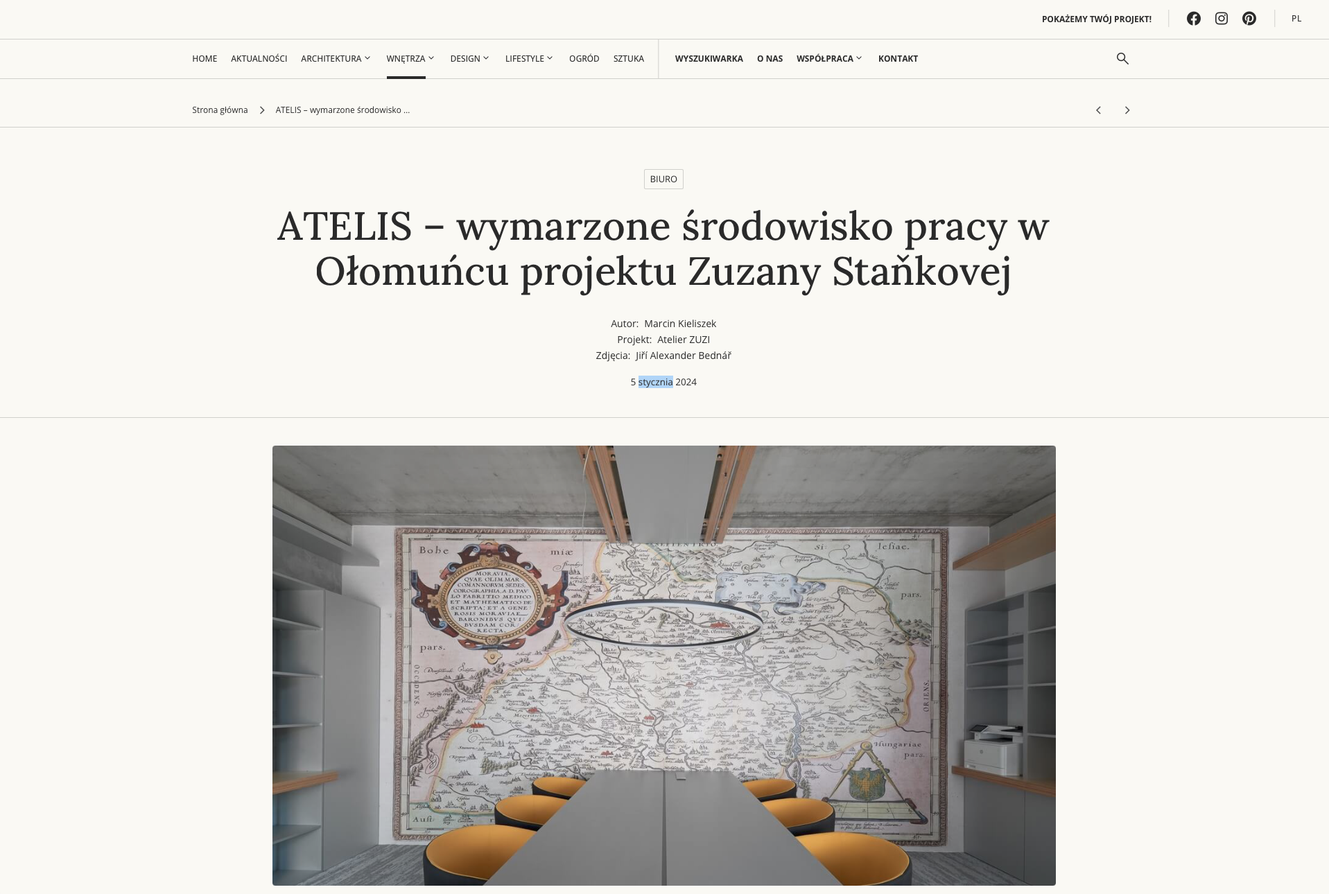 ATELIS – wymarzone środowisko pracy w Ołomuńcu projektu Zuzany Staňkovej