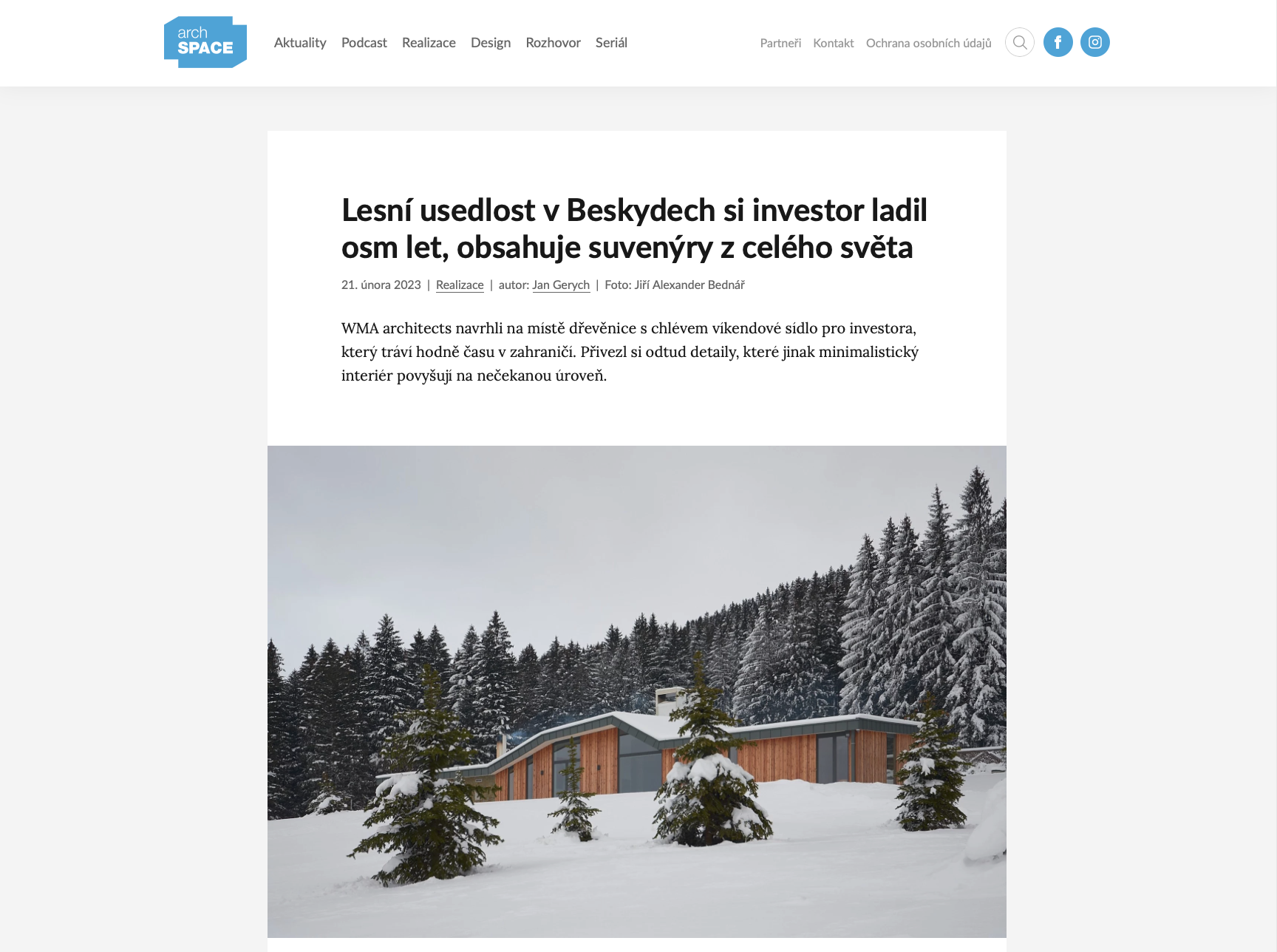 Lesní usedlost v Beskydech si investor ladil osm let, obsahuje suvenýry z celého světa
